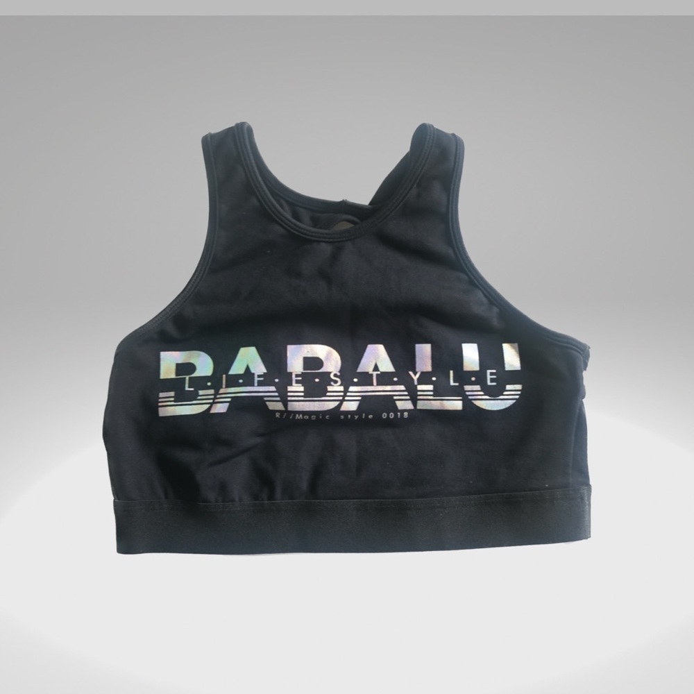 Babalu sports black top.